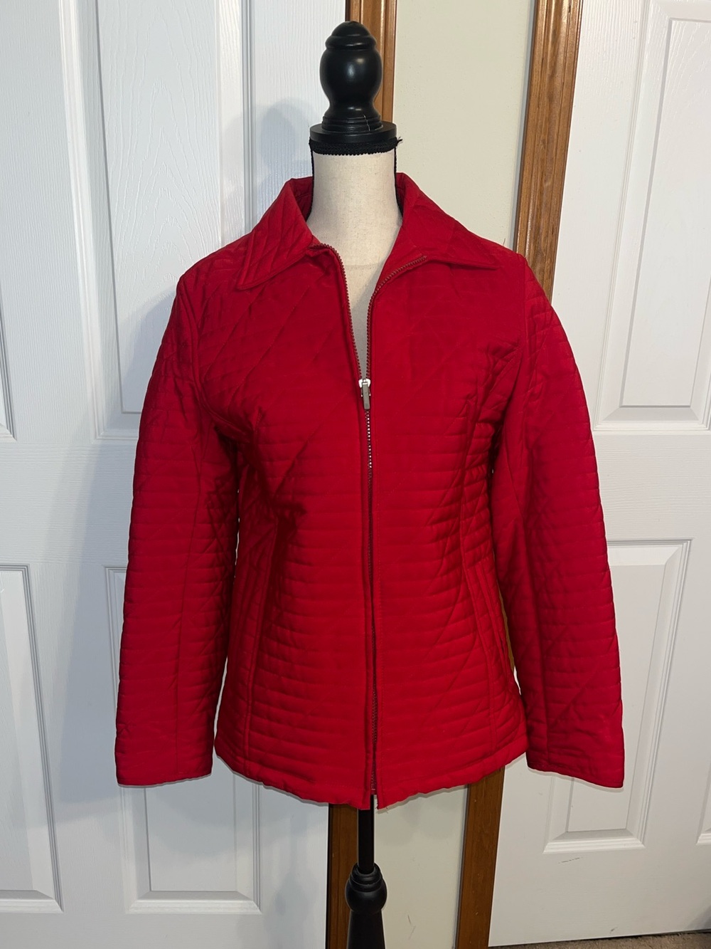 Utex Design Red Puffer Coat